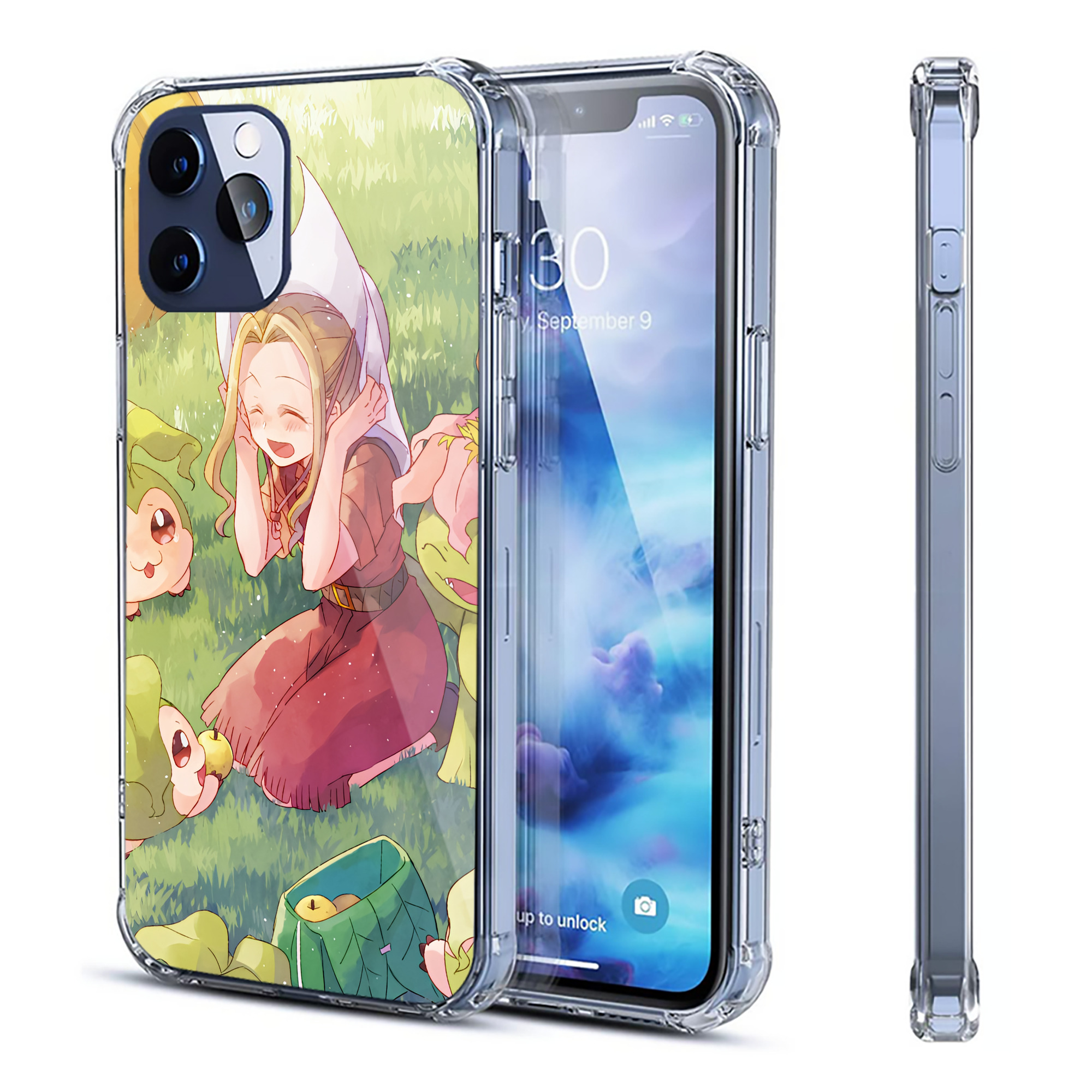 （画像用） Digimon デジタルモンスター/デジモン 【iPhone 12シリーズ対応】透明スマホケース（クリアソフトケース）